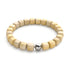Gelber Quarz | Silber | Edelstein-Kieselstein-Armband